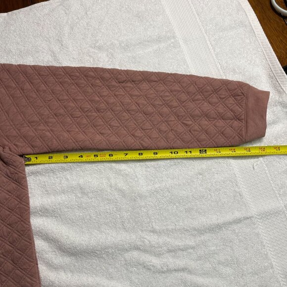 Madewell Womens Quilted Button-Up Cardigan Sweatshirt Small - Picture 12 of 15